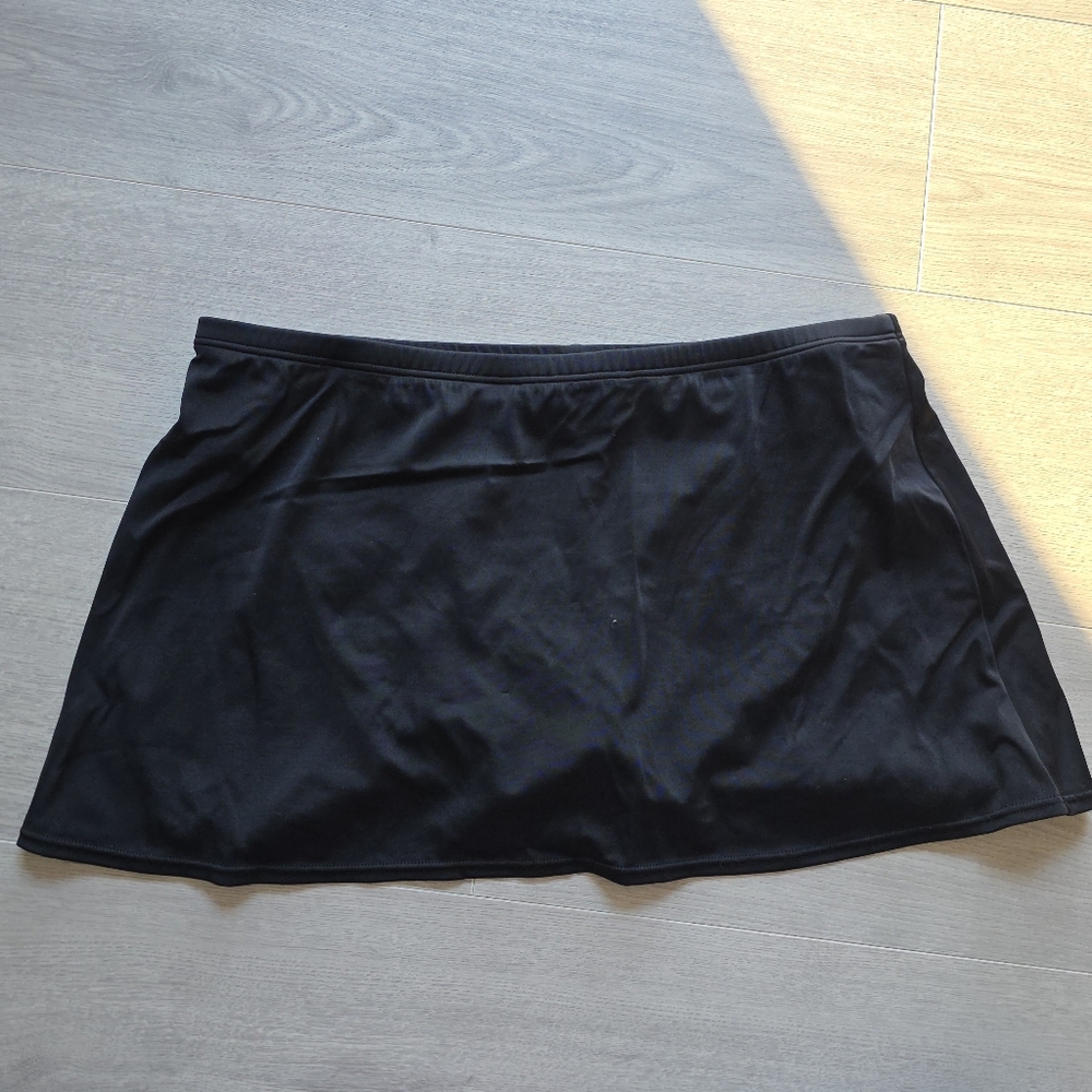 Black Swim Skort